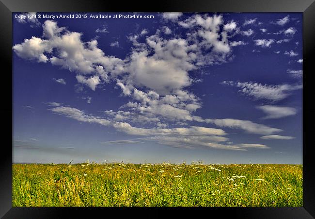  Clouds Framed Print by Martyn Arnold