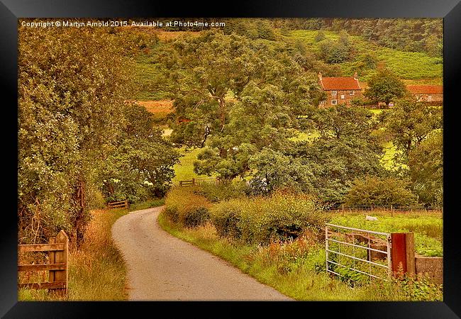  North Yorkshire Country Scene Framed Print by Martyn Arnold