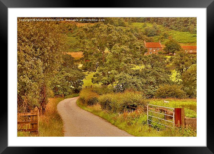  North Yorkshire Country Scene Framed Mounted Print by Martyn Arnold