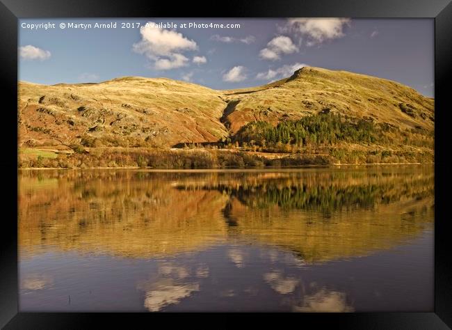Helvellyn Reflections in Thirlmere Framed Print by Martyn Arnold