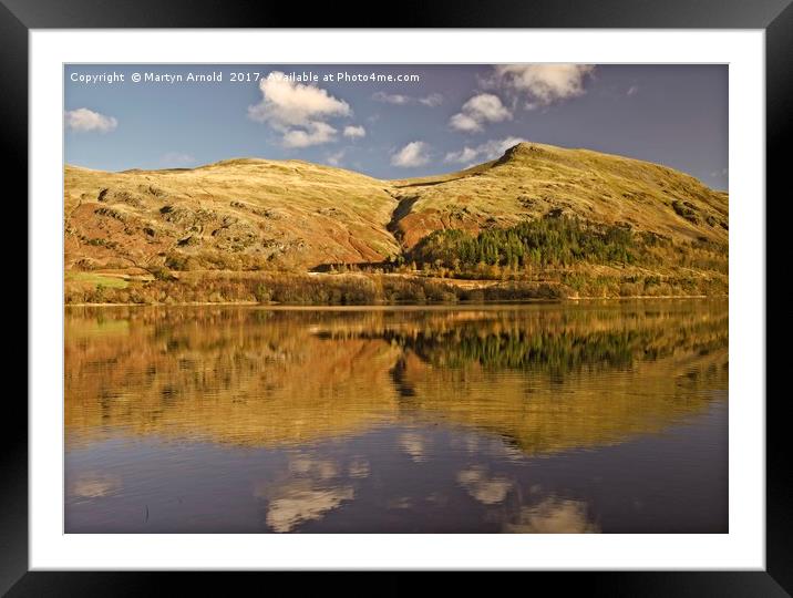Helvellyn Reflections in Thirlmere Framed Mounted Print by Martyn Arnold
