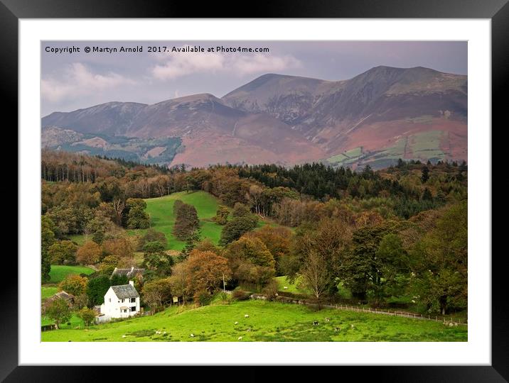 Lake district Landscape Framed Mounted Print by Martyn Arnold