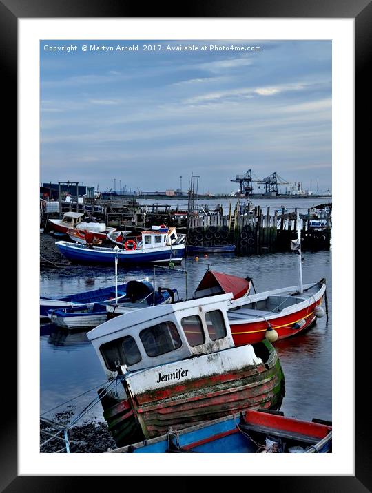 Fishing Boats at Paddy's Hole Framed Mounted Print by Martyn Arnold