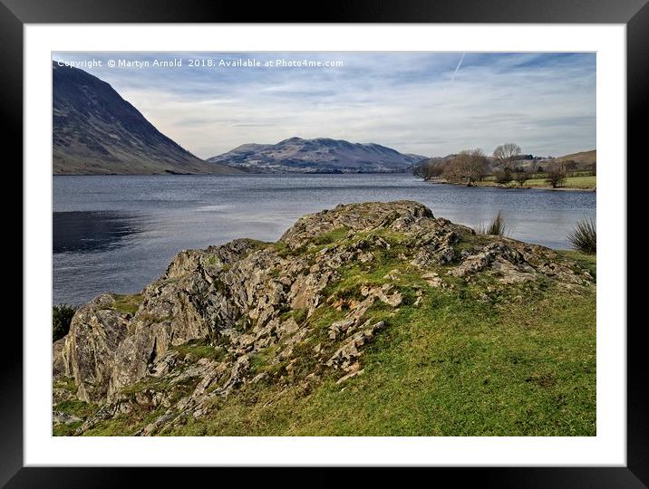 Crummock Water Lake District Framed Mounted Print by Martyn Arnold