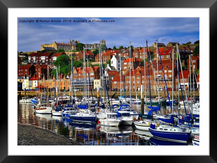 Whitby Harbour, North Yorkshire Framed Mounted Print by Martyn Arnold