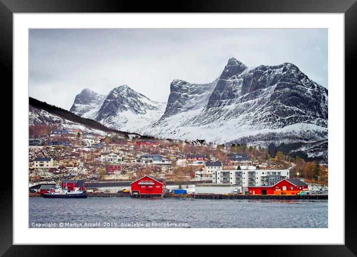 Ornes, Norway Framed Mounted Print by Martyn Arnold