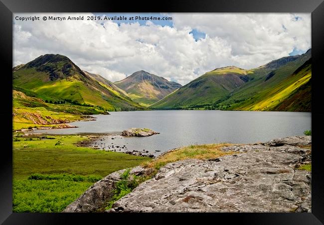 Great Gable and Wastwater Framed Print by Martyn Arnold