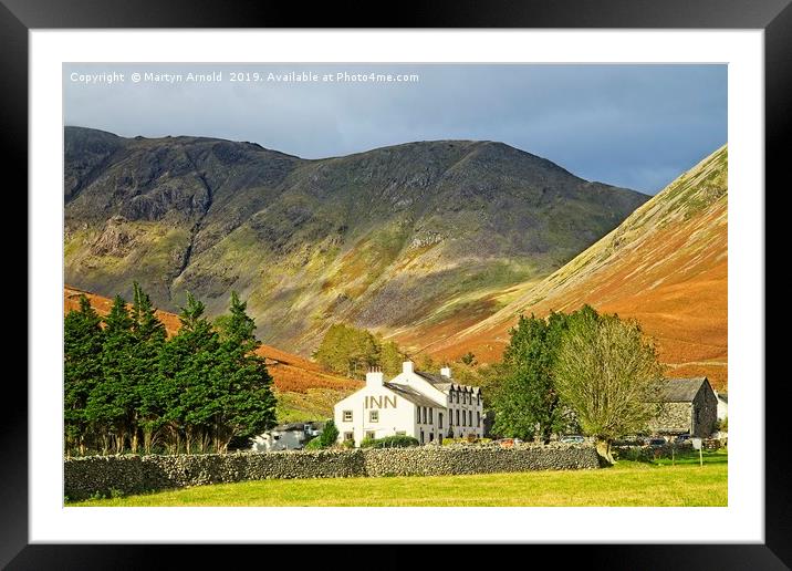 Wasdale Head and Fells Framed Mounted Print by Martyn Arnold