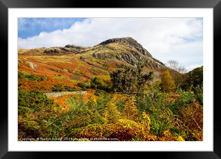Autumn in Wasdale, Lake District Framed Mounted Print by Martyn Arnold