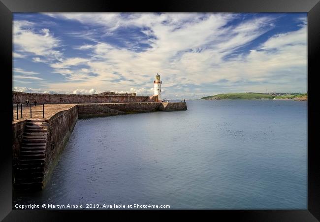 Whitehaven Harbour Cumbria Framed Print by Martyn Arnold