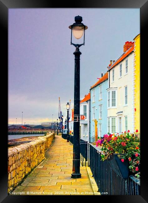 Hartlepool Seafront Street Framed Print by Martyn Arnold