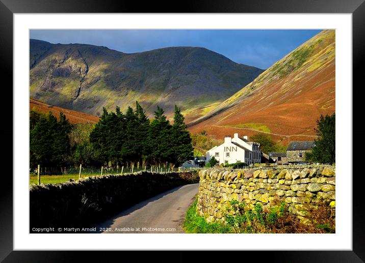 Storm clouds over Wasdale Head Framed Mounted Print by Martyn Arnold