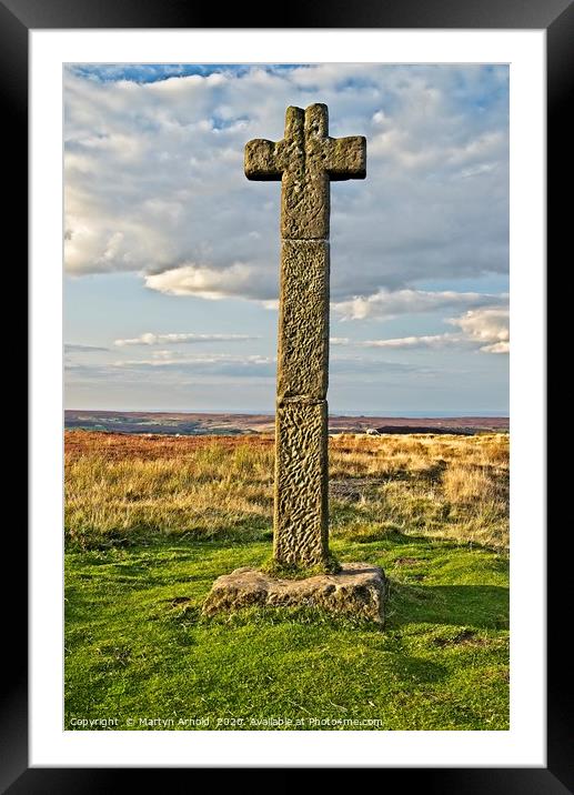 Young Ralph Cross North York Moors Framed Mounted Print by Martyn Arnold