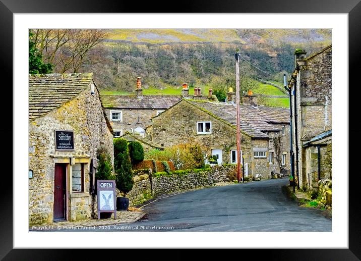 Kettlewell Village, Upper Wharfdale Framed Mounted Print by Martyn Arnold