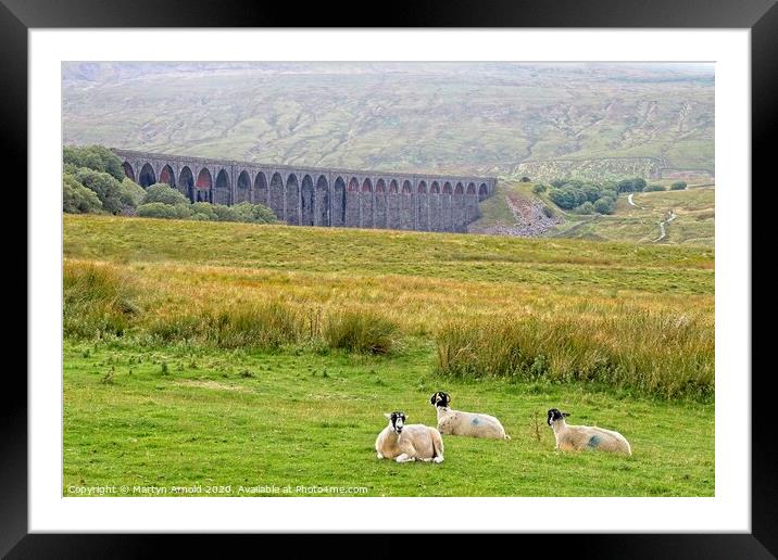 Ribblehead Viaduct Landscape Framed Mounted Print by Martyn Arnold