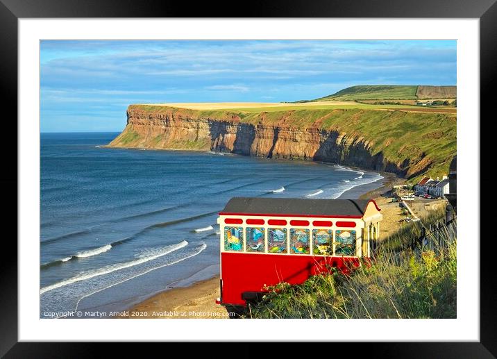 Saltburn by the Sea Landscape, Redcar and Clevelan Framed Mounted Print by Martyn Arnold