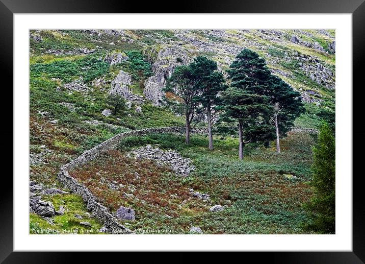 Lake District Fells Beneath Helvellyn Framed Mounted Print by Martyn Arnold