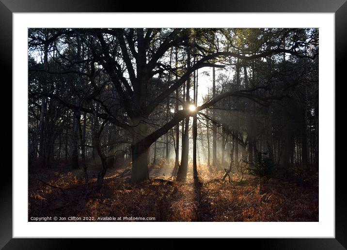 As Sure as Night Becomes Day, These Times Shall Pass Framed Mounted Print by Jon Clifton