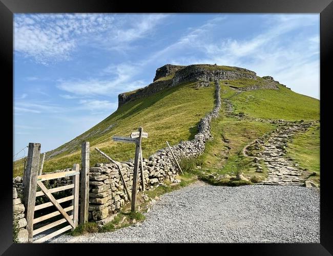 Approaching Pen y Ghent Framed Print by Paula Connelly