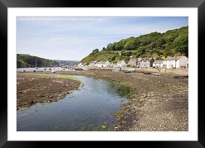 Lower Fishguard, Pembrokeshire Framed Mounted Print by Paula Connelly