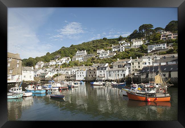 Polperro, Cornwal Framed Print by Paula Connelly