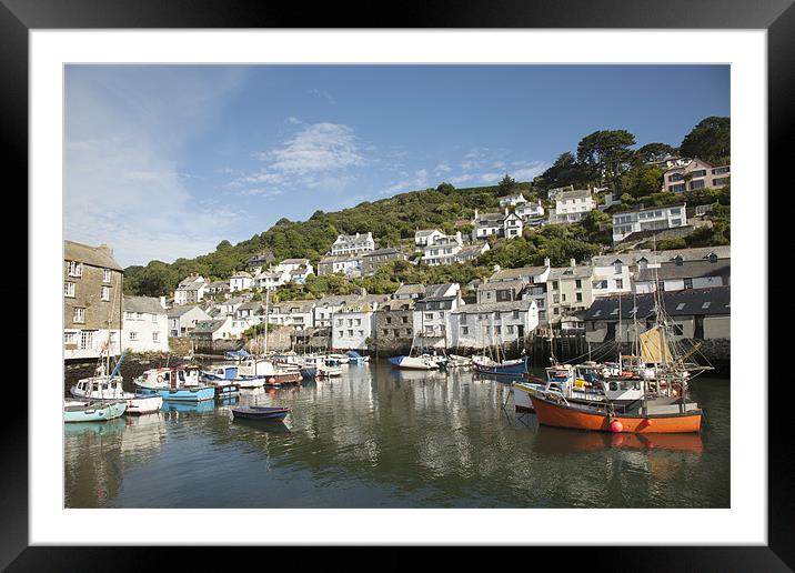 Polperro, Cornwal Framed Mounted Print by Paula Connelly