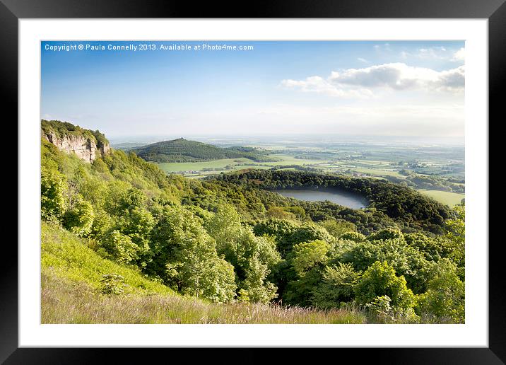 Sutton Bank, North Yorkshire Framed Mounted Print by Paula Connelly