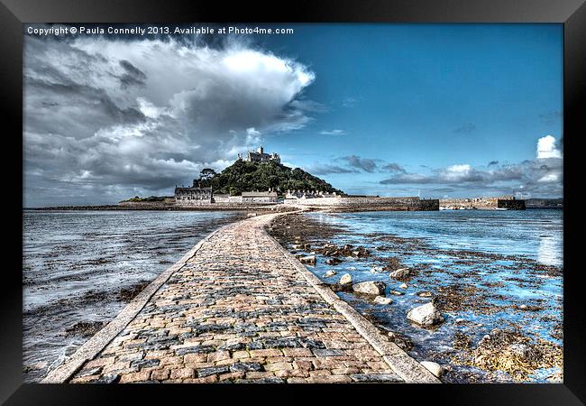 Saint Michaels Mount, Cornwall Framed Print by Paula Connelly
