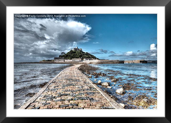 Saint Michaels Mount, Cornwall Framed Mounted Print by Paula Connelly