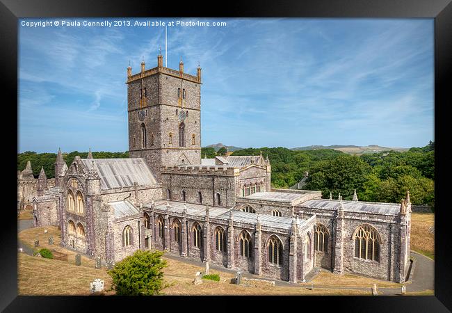 St Davids Cathedral Framed Print by Paula Connelly