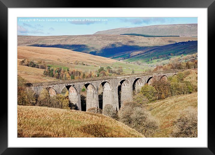Dent Viaduct Framed Mounted Print by Paula Connelly