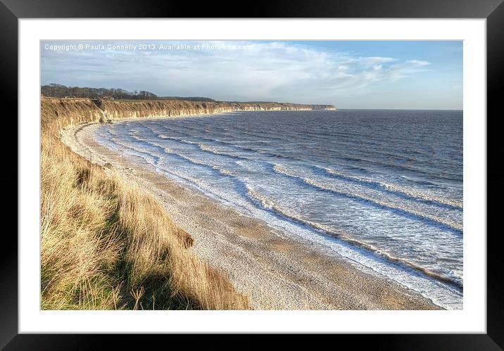 Flamborough Head Framed Mounted Print by Paula Connelly