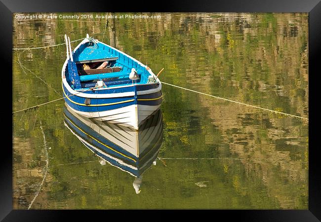 Rowing Boat Framed Print by Paula Connelly