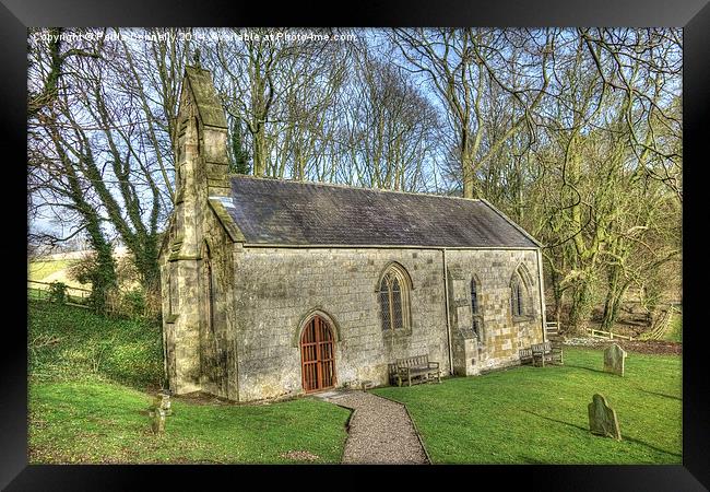 Saint Ethelburgas Church, Great Givendale, East Yo Framed Print by Paula Connelly