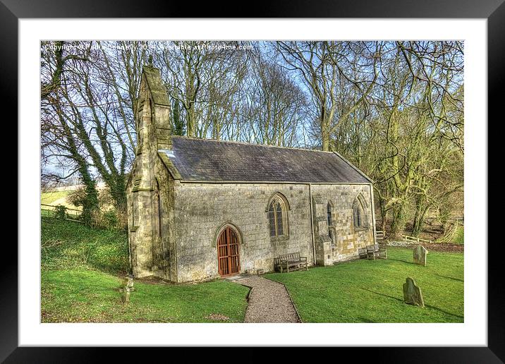 Saint Ethelburgas Church, Great Givendale, East Yo Framed Mounted Print by Paula Connelly