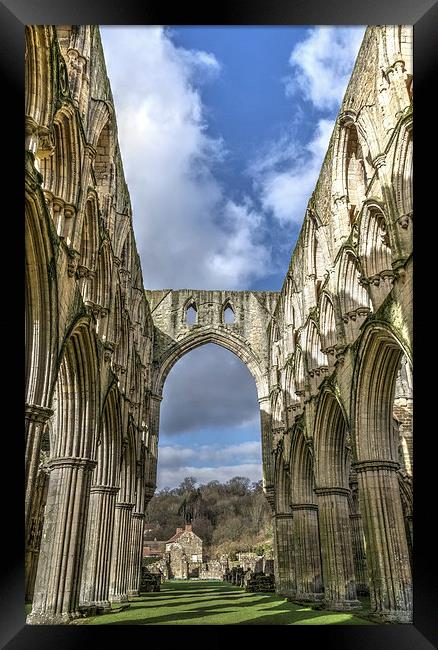 Rievaulx Abbey, North Yorkshire Framed Print by Paula Connelly