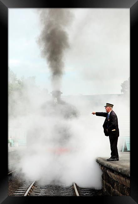 The Station Master Framed Print by Paula Connelly