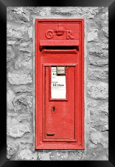 Post Box Framed Print by Paula Connelly