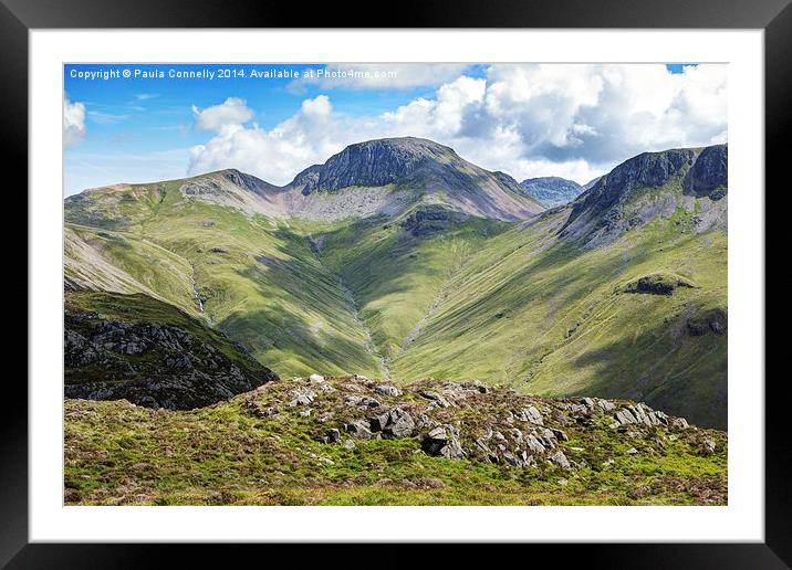  Great Gable Framed Mounted Print by Paula Connelly