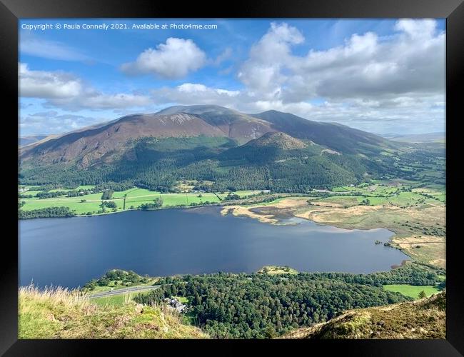 Skiddaw and Bassenthwaite Lake Framed Print by Paula Connelly