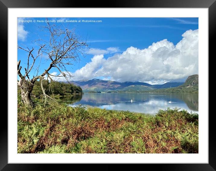 Derwentwater Framed Mounted Print by Paula Connelly