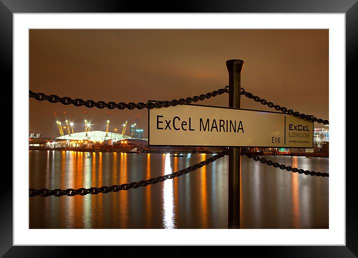 ExCeL MARINA Framed Mounted Print by Neil Pickin