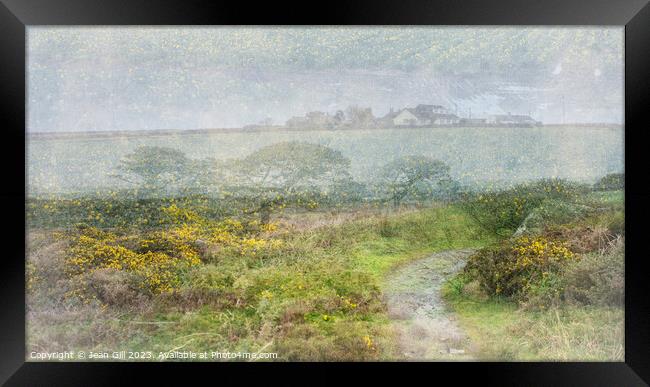 Cornwall Landscape Framed Print by Jean Gill