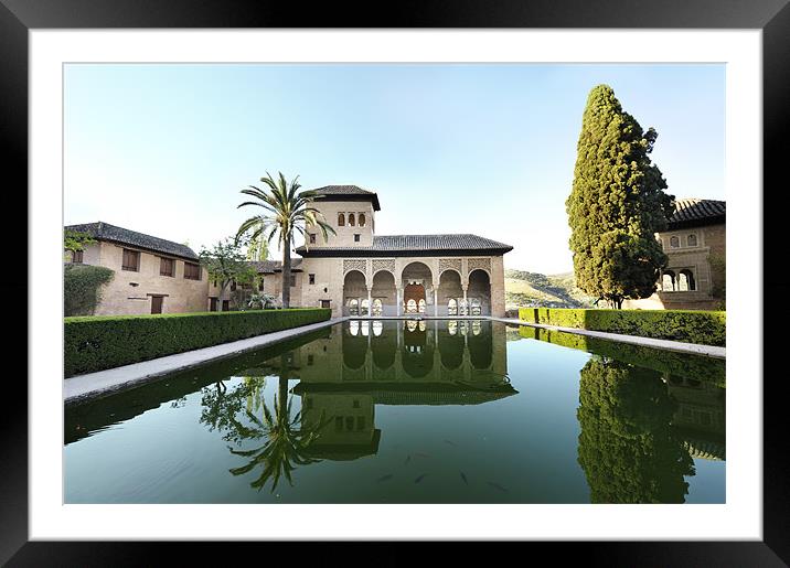 Nasrid Palace Alhambra Spain Framed Mounted Print by Jean Gill