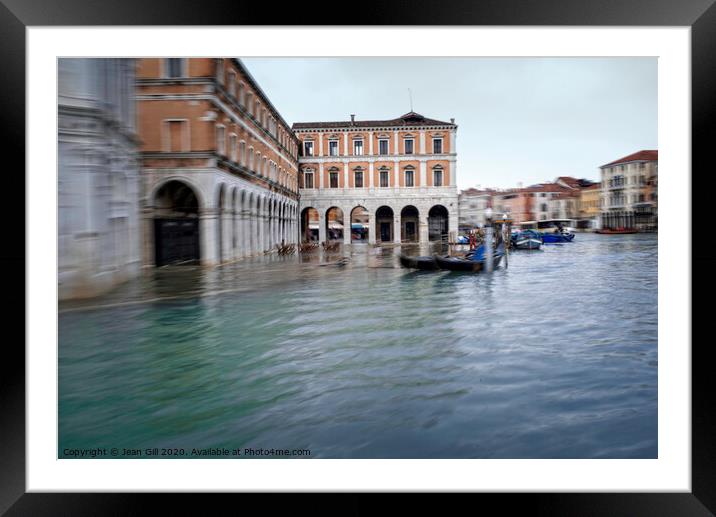 The Grand Canal, Venice Framed Mounted Print by Jean Gill