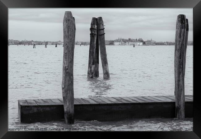 Venice Lagoon Framed Print by Jean Gill