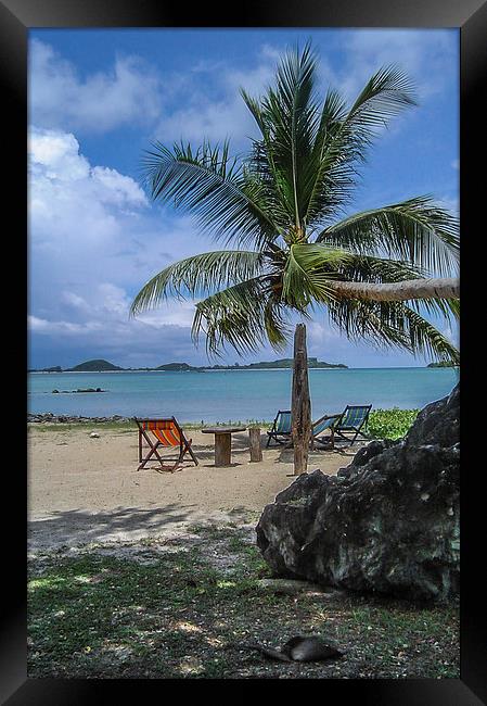 Where is Shirley Valentine? Framed Print by colin chalkley