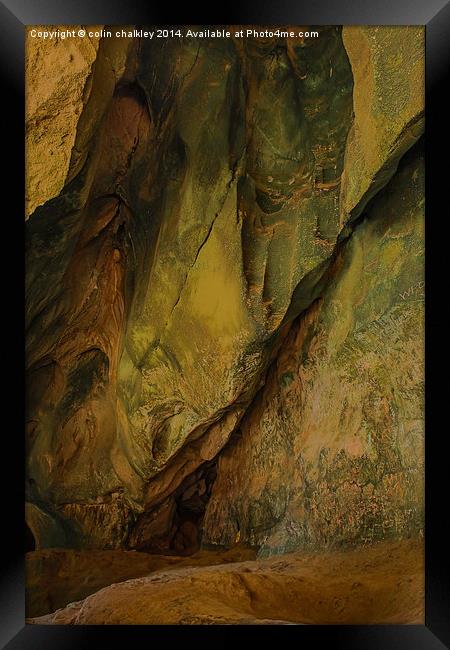 Phang Nga Cave Framed Print by colin chalkley