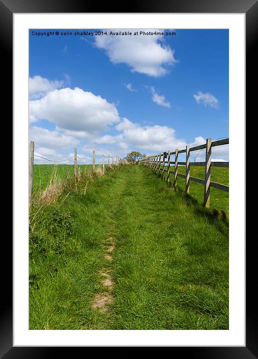 Crazies Hill Framed Mounted Print by colin chalkley