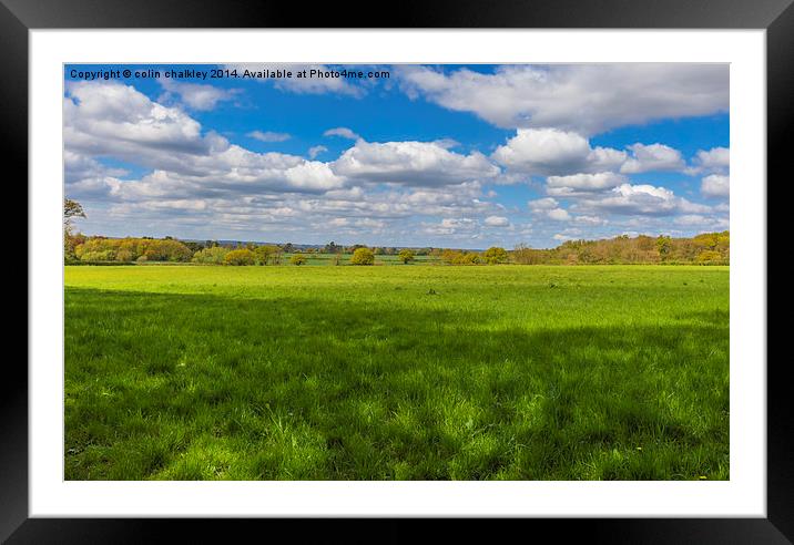 Crazies Hill area of Wokingham Framed Mounted Print by colin chalkley